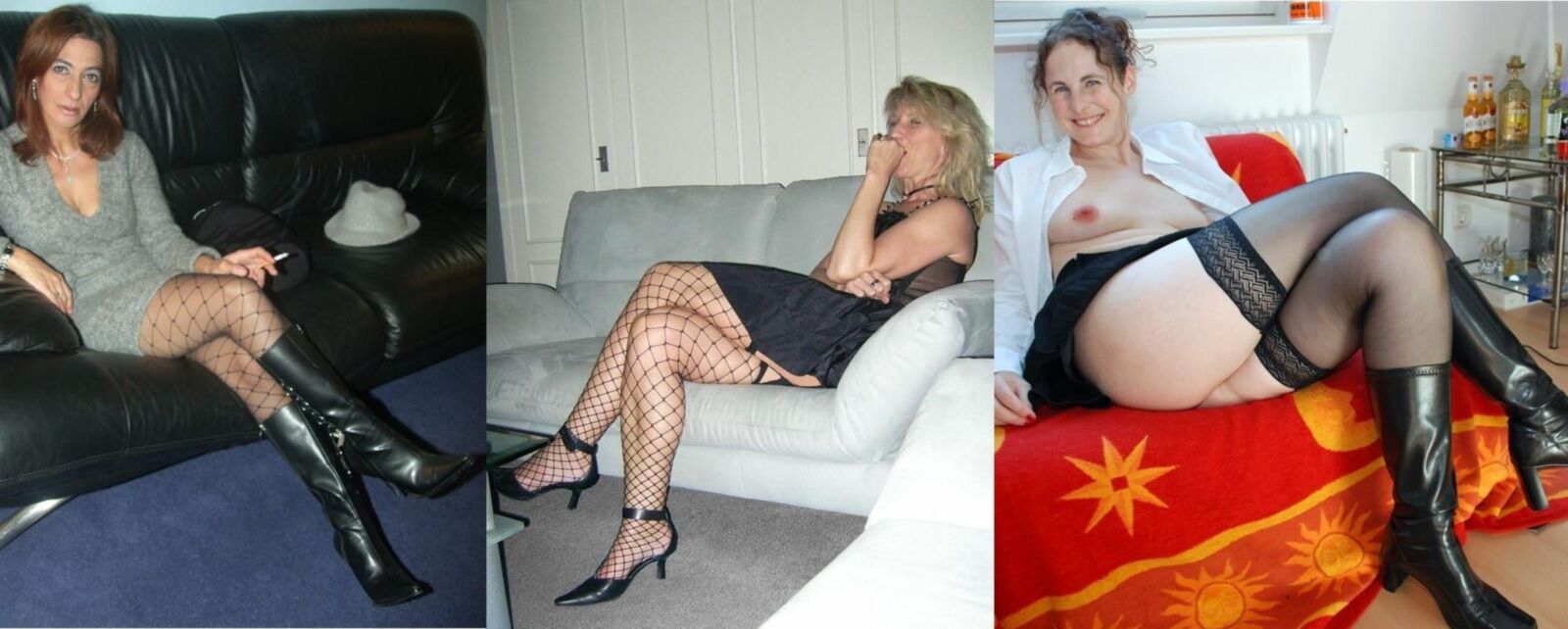 Sabine Heike, Sina, Jolanda, Altfotzen Zeigen Ihre Habilidades