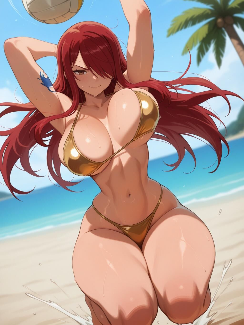 Erzascarlet Fairytail от waifuinvoker