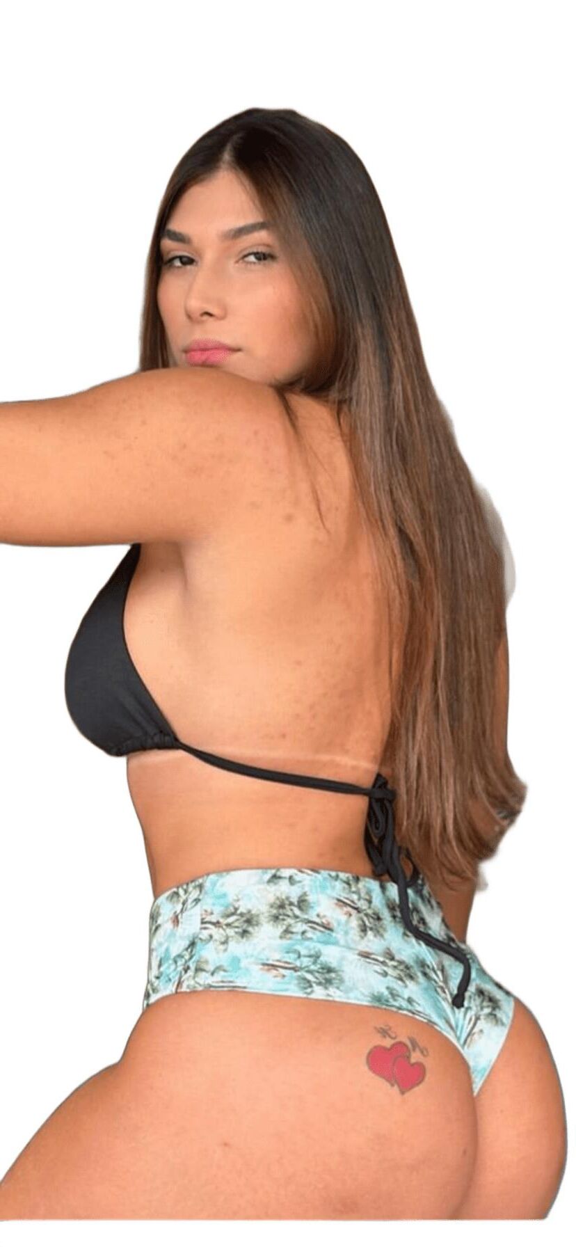 Latina Cute Big Butt Stickers 