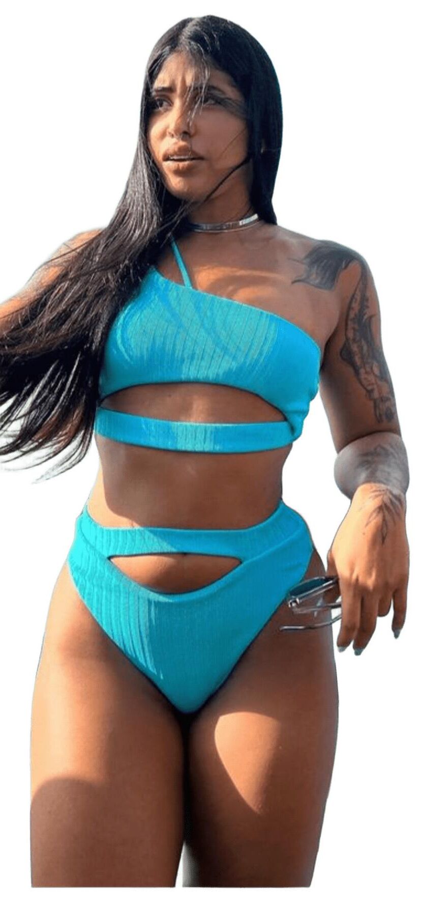 Latina Cute Big Butt Stickers 
