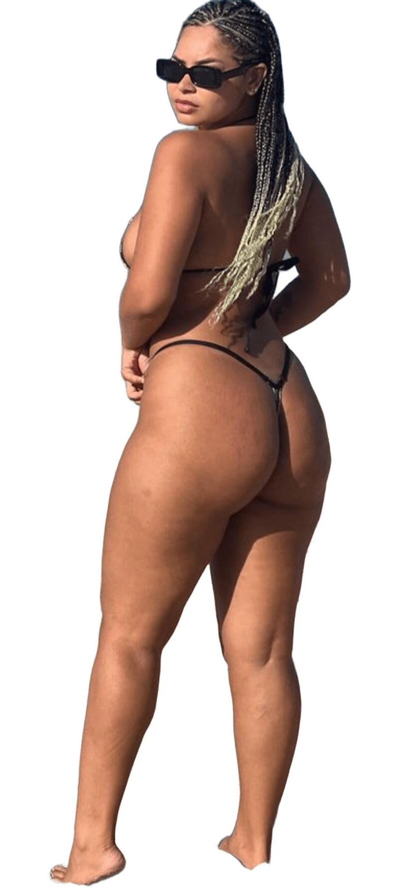 Latina Cute Big Butt Stickers 