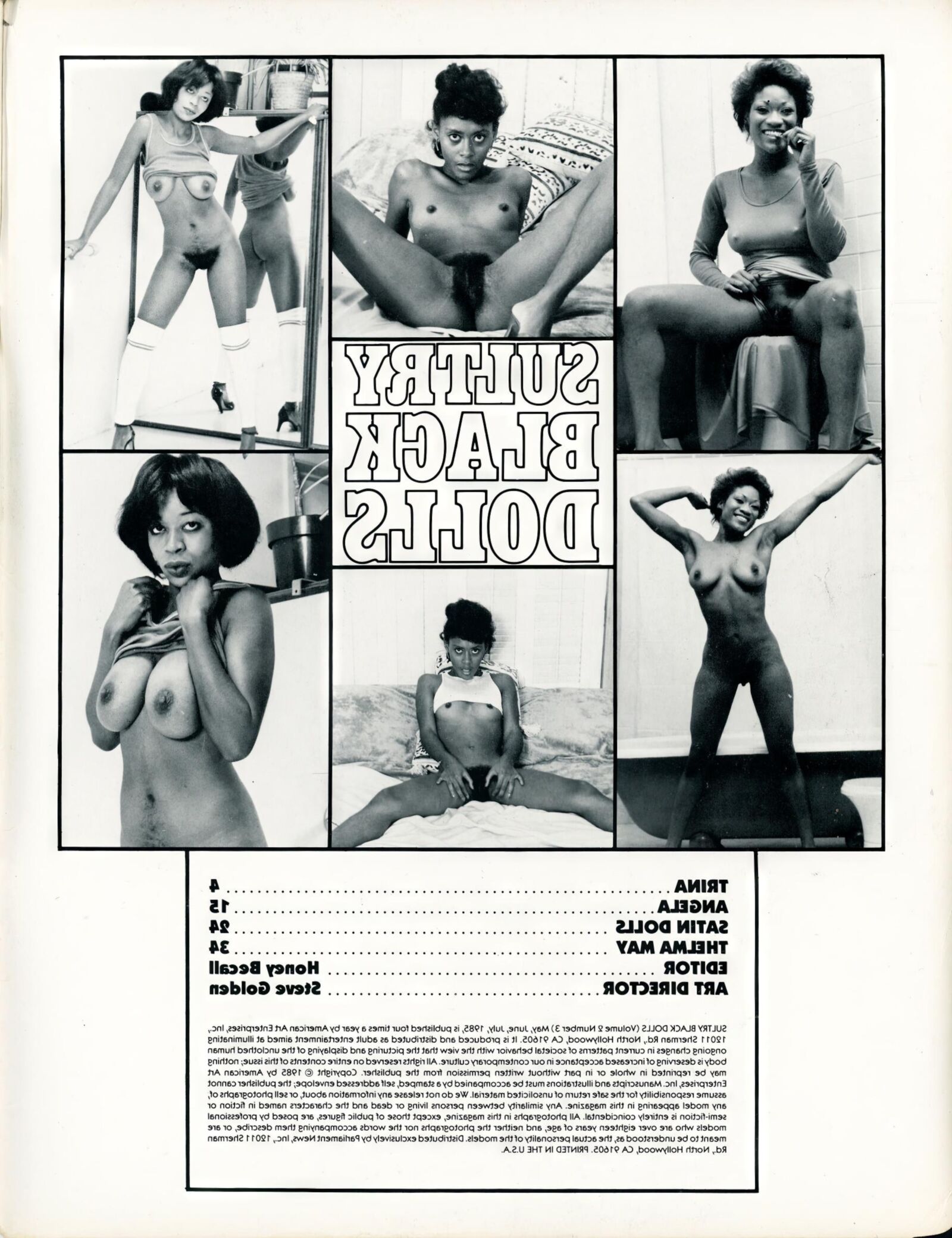 Sultry Black Dolls Volume No ()