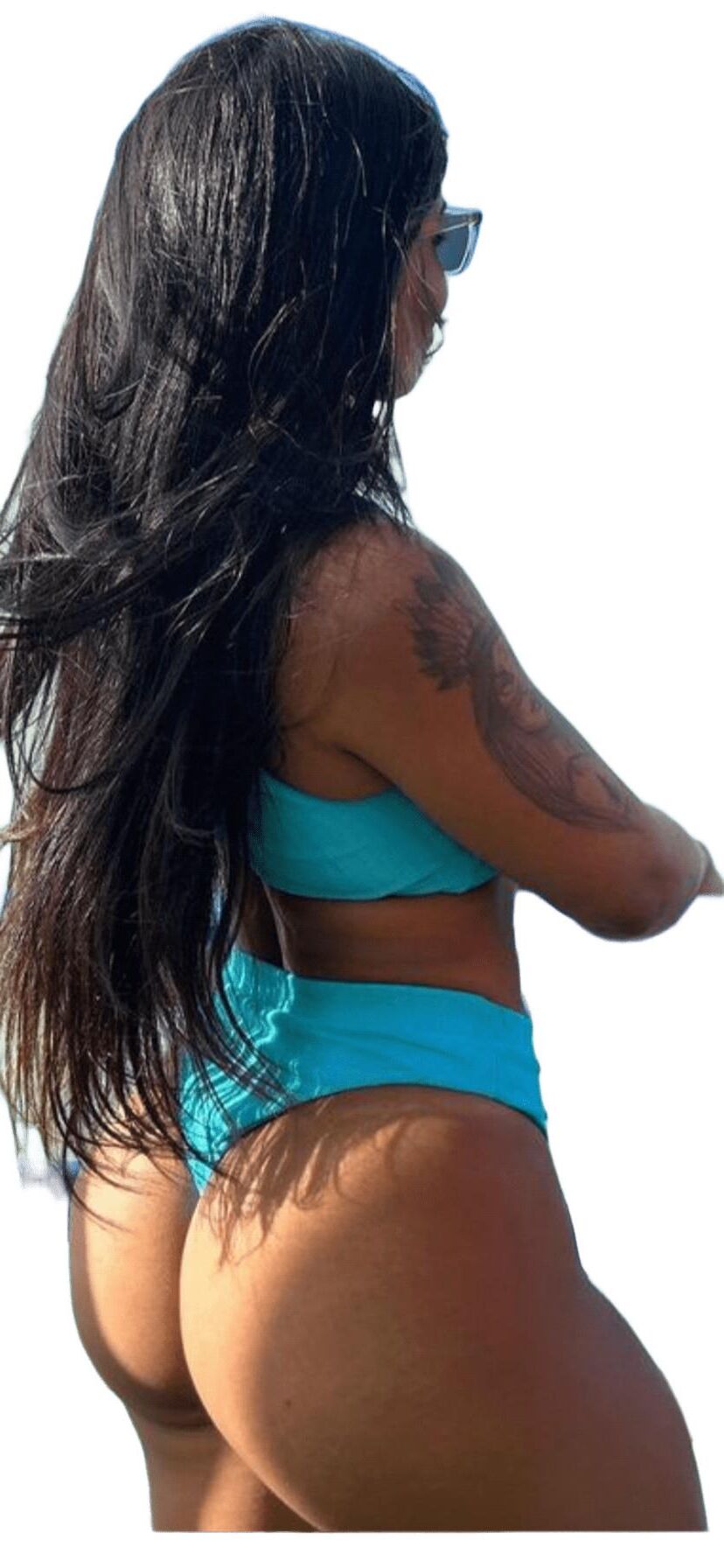 Latina Cute Big Butt Stickers 