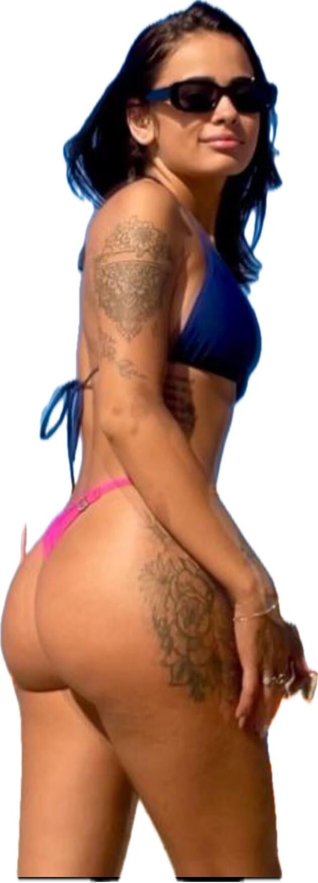 Latina Cute Big Butt Stickers 