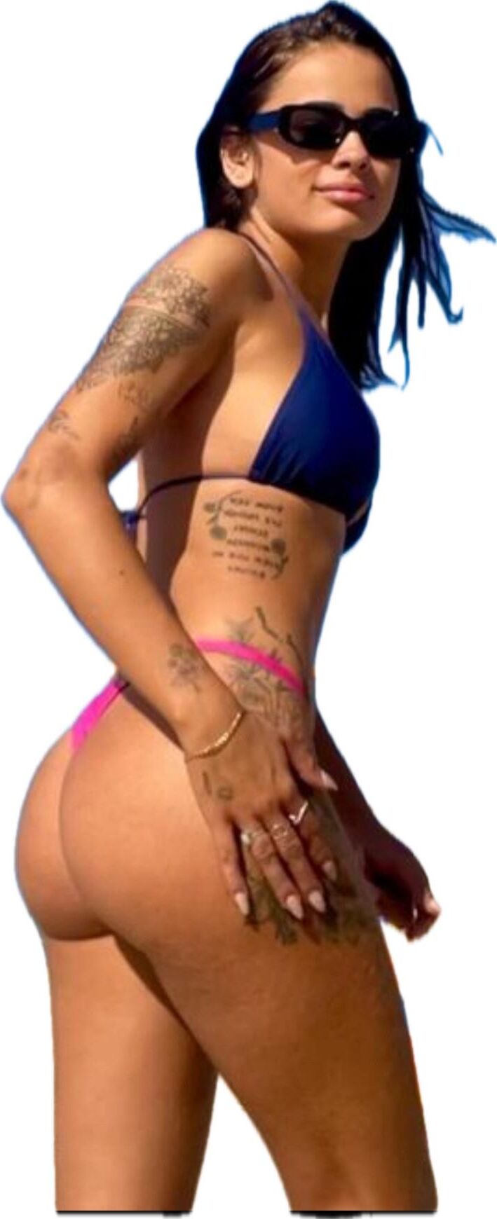Latina Cute Big Butt Stickers 