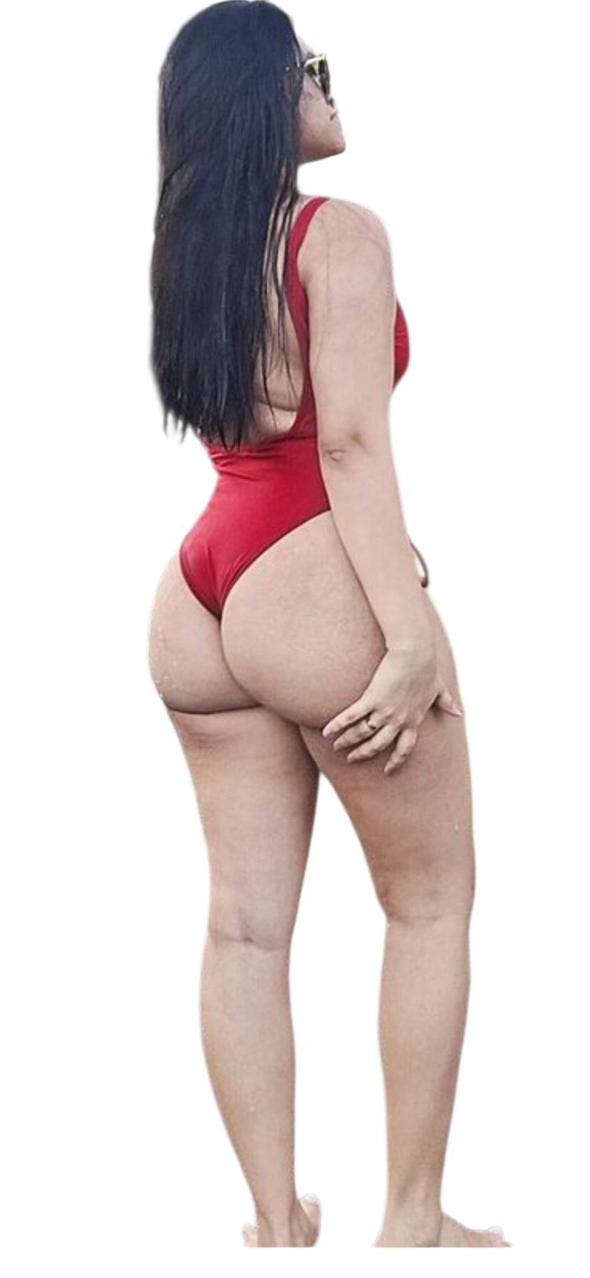 Latina Cute Big Butt Stickers 
