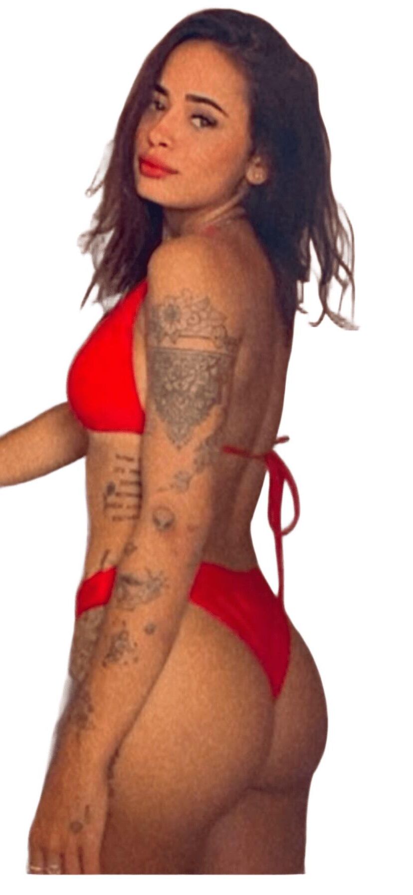 Latina Cute Big Butt Stickers 