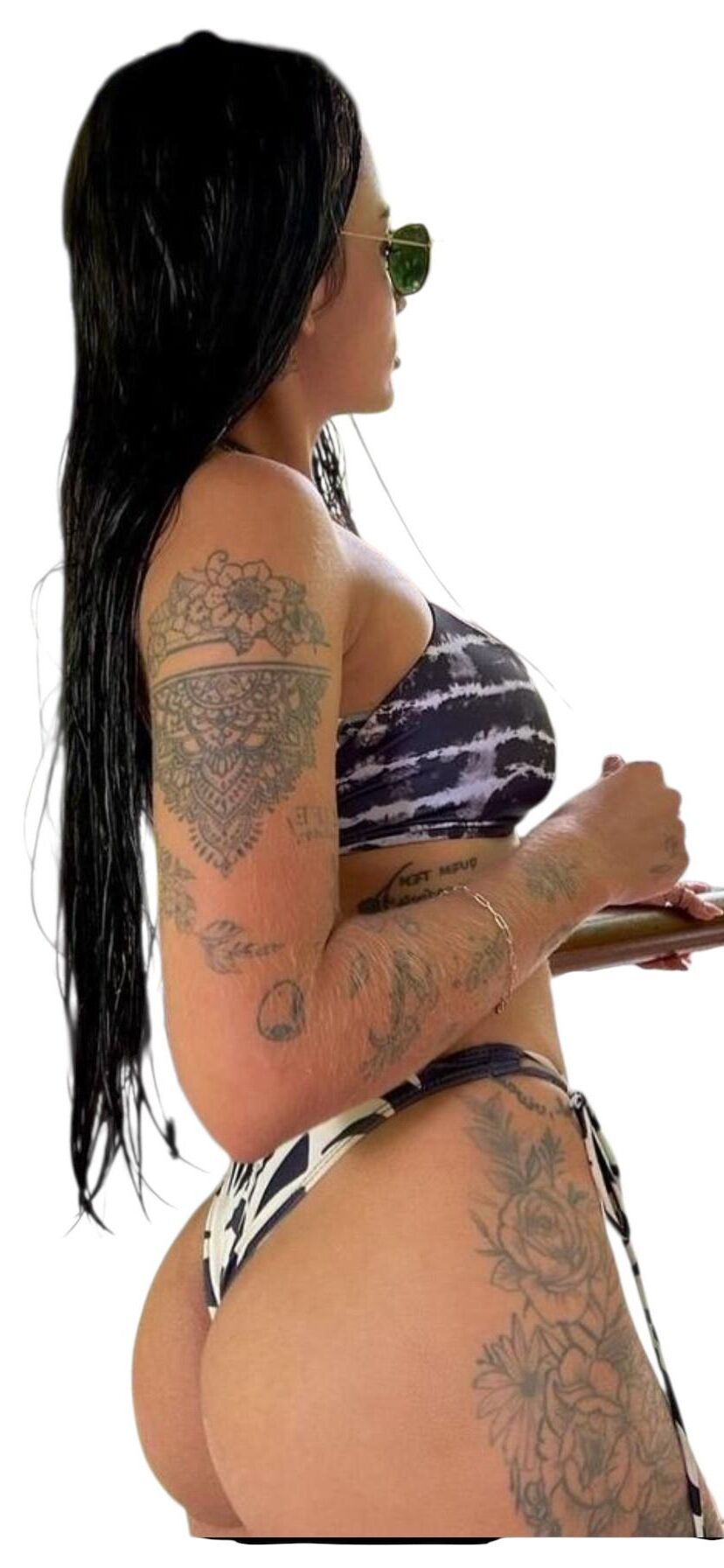 Latina Cute Big Butt Stickers 