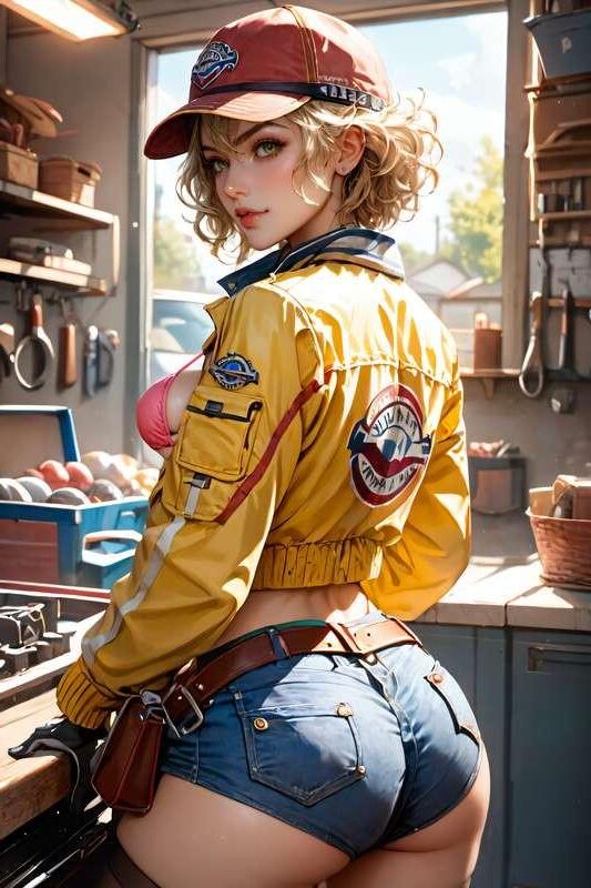Final Fantasy Cindy topless und gefickt