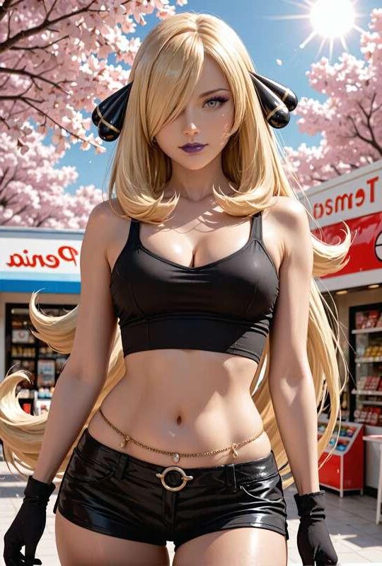 Pokemon -Champion Cynthia Hentai