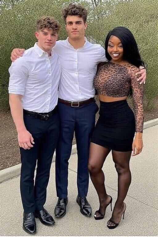 Black girl, white guy