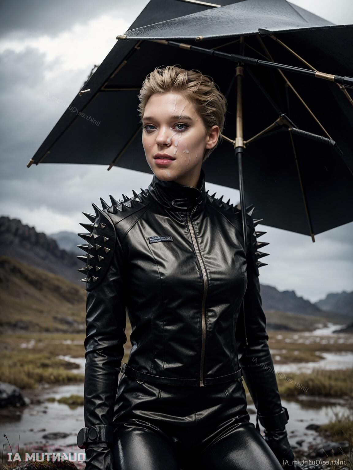 AI Lea Seydoux # French Actress Death Stranding Fragile cosplay 