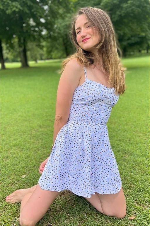 Girls in the Park Wearing Sundresses