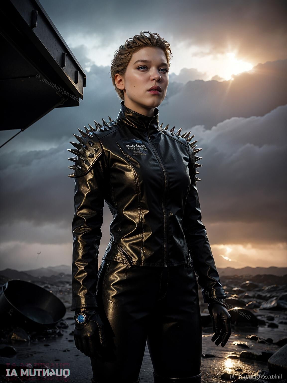 AI Lea Seydoux # French Actress Death Stranding Fragile cosplay 
