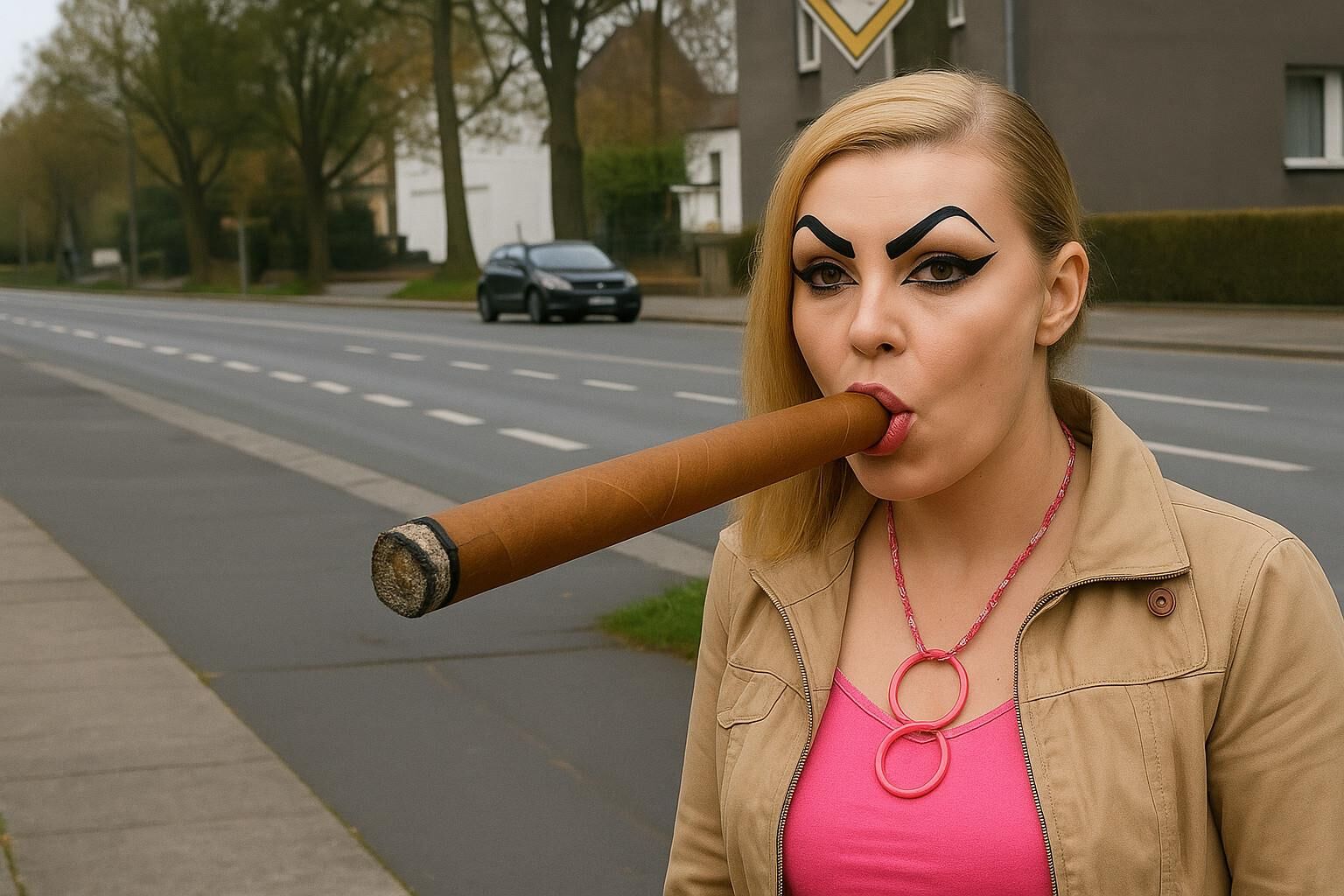 AI Huge Cigar Smoking Pics of the Day 
