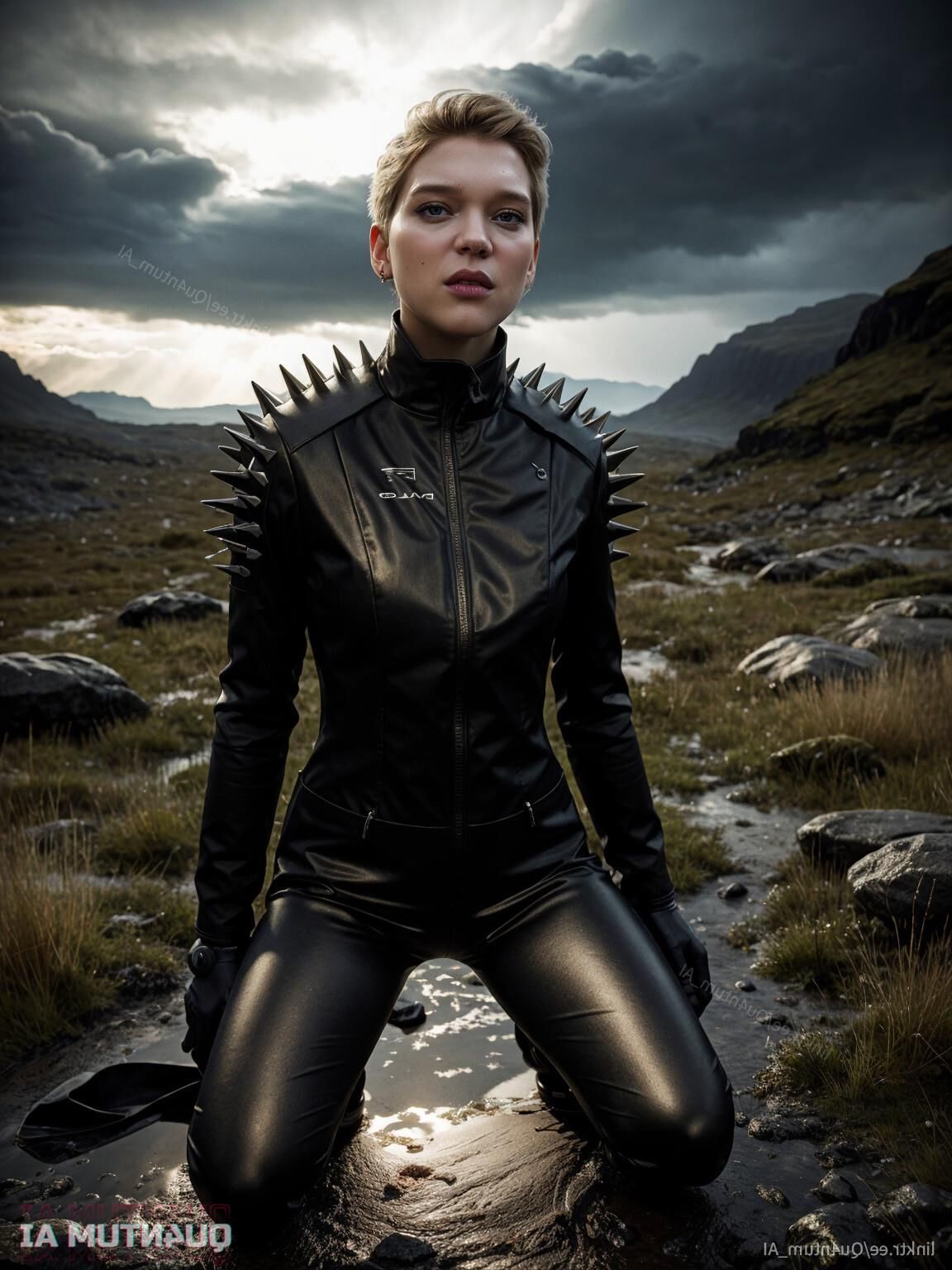 AI Lea Seydoux # French Actress Death Stranding Fragile cosplay 