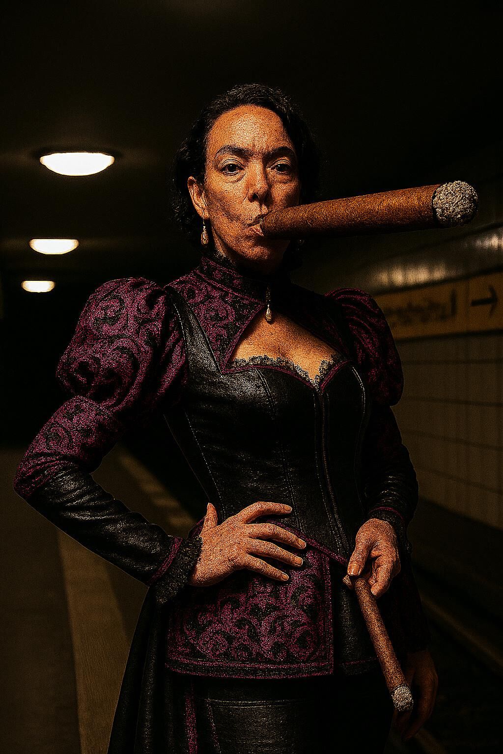 AI Huge Cigar Smoking Pics of the Day 