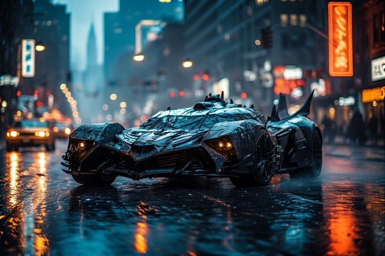 Modified Batmobiles in Different Makes and Models