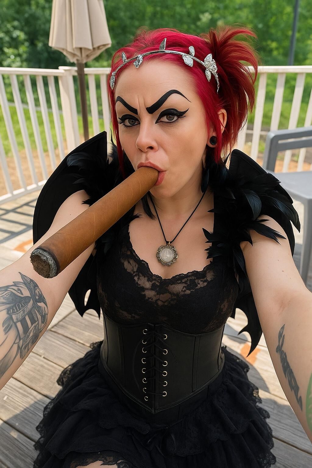 AI Huge Cigar Smoking Pics of the Day 