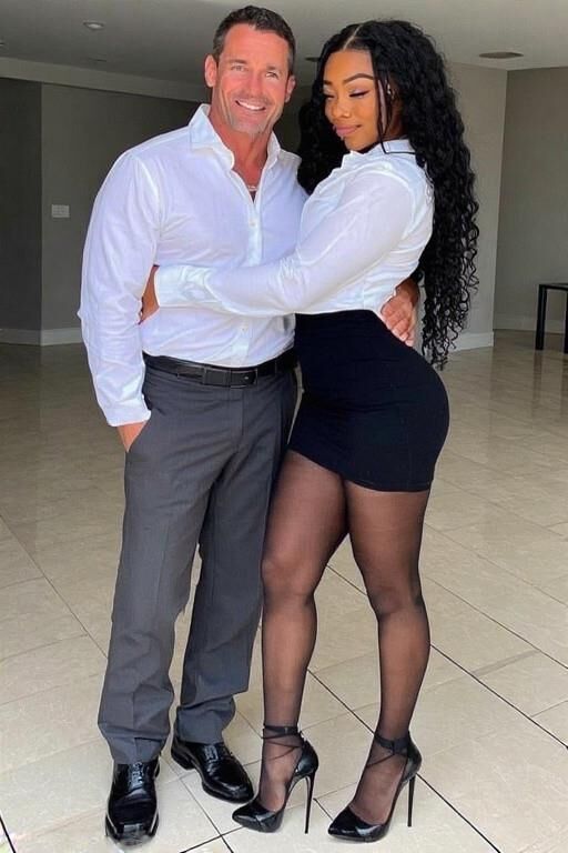Black girl, white guy