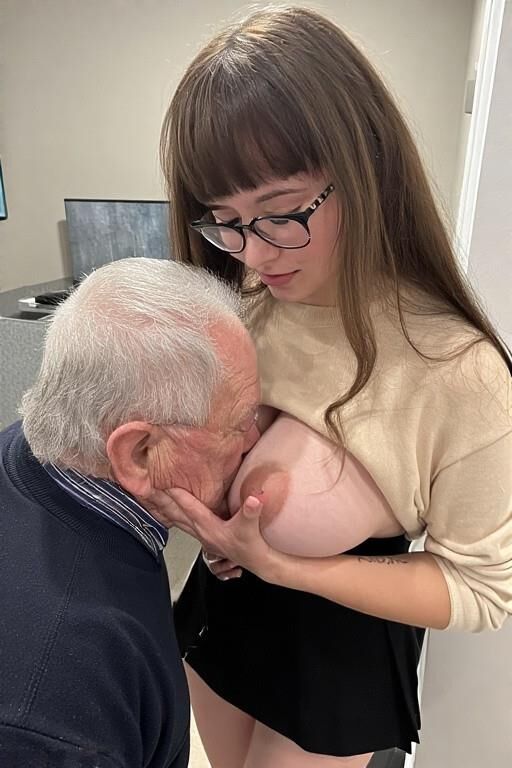 Gramps is a Boob Man