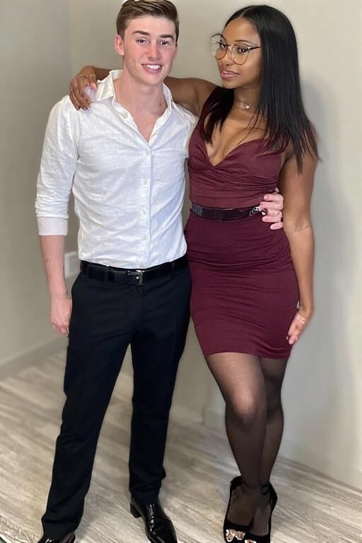 Black girl, white guy