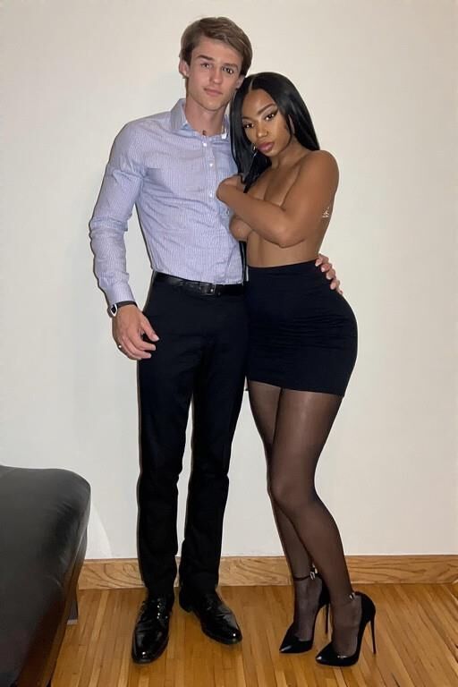 Black girl, white guy
