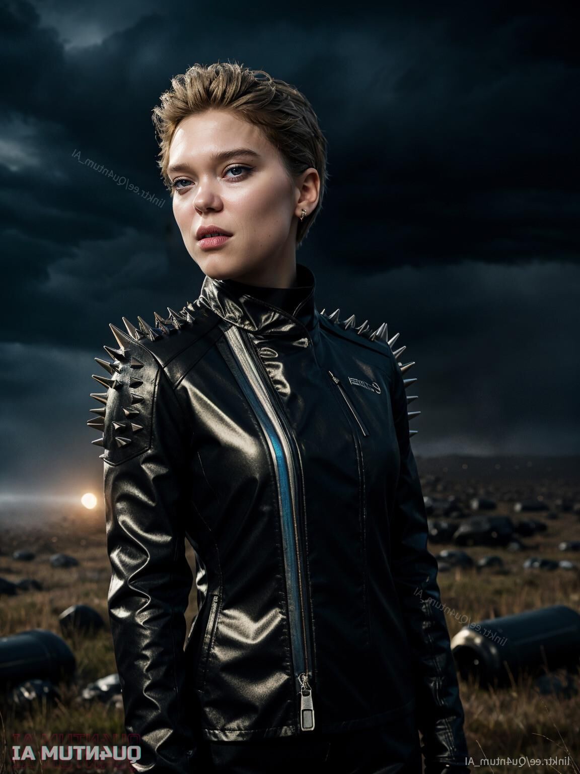 AI Lea Seydoux # French Actress Death Stranding Fragile cosplay 