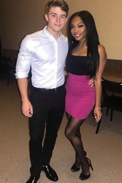 Black girl, white guy