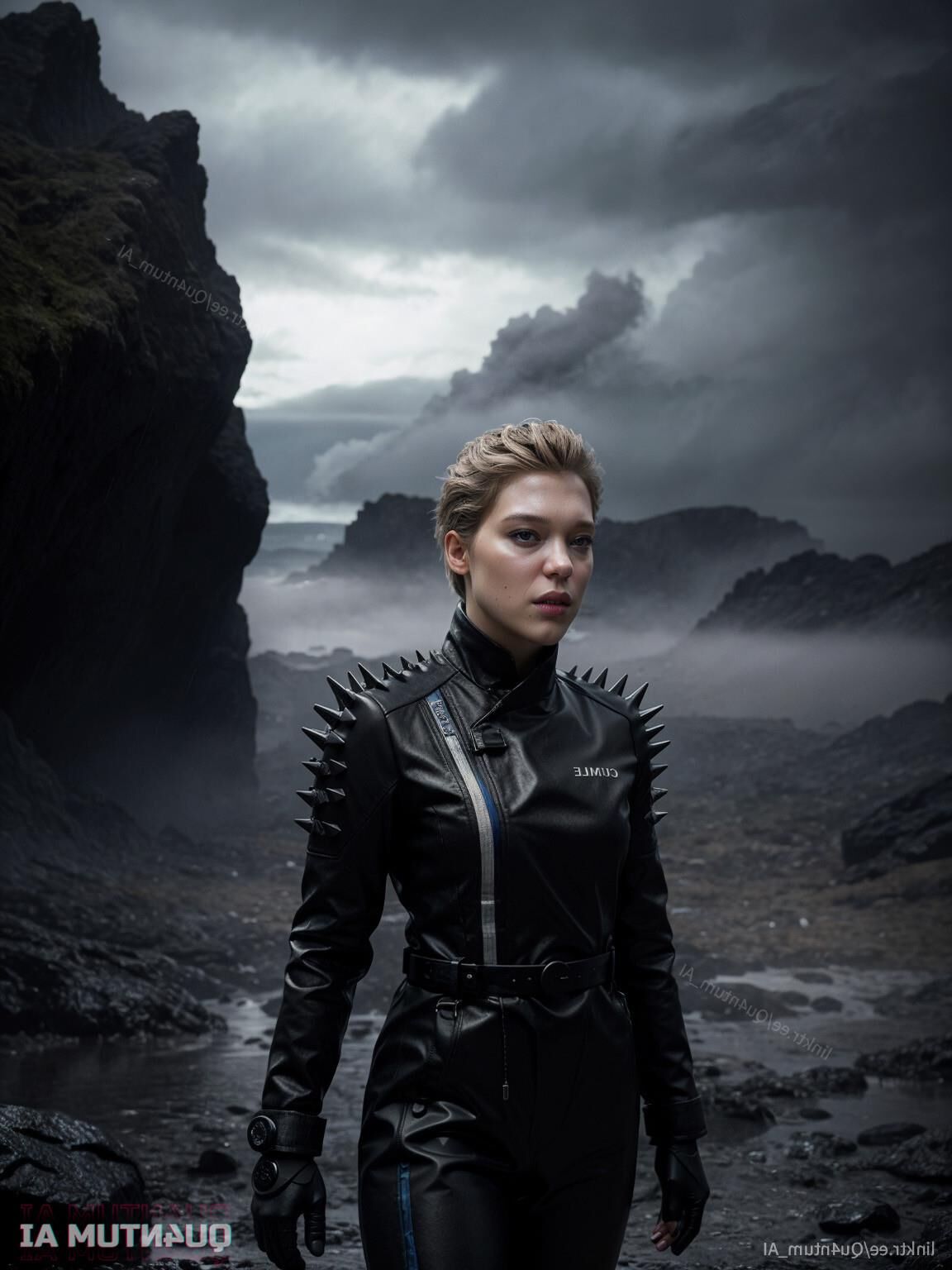 AI Lea Seydoux # French Actress Death Stranding Fragile cosplay 