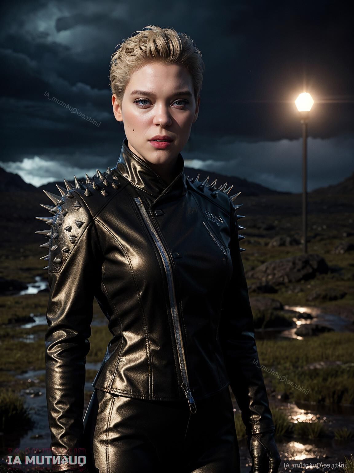 AI Lea Seydoux # French Actress Death Stranding Fragile cosplay 