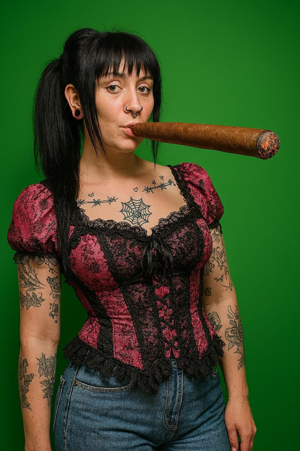AI Huge Cigar Smoking Pics of the Day 