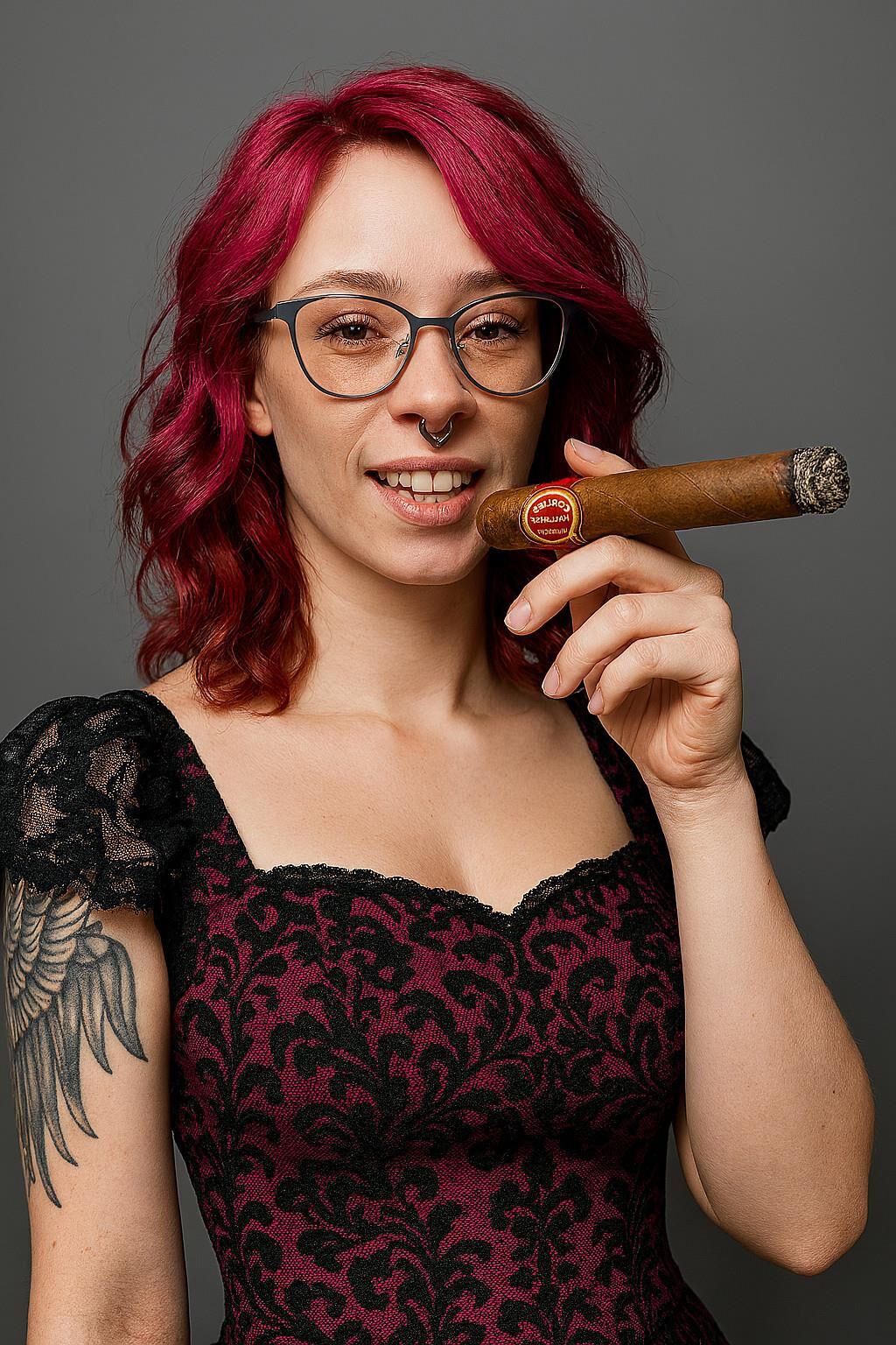 AI Huge Cigar Smoking Pics of the Day 