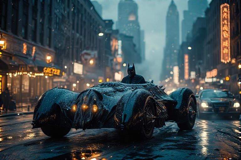 Modified Batmobiles in Different Makes and Models