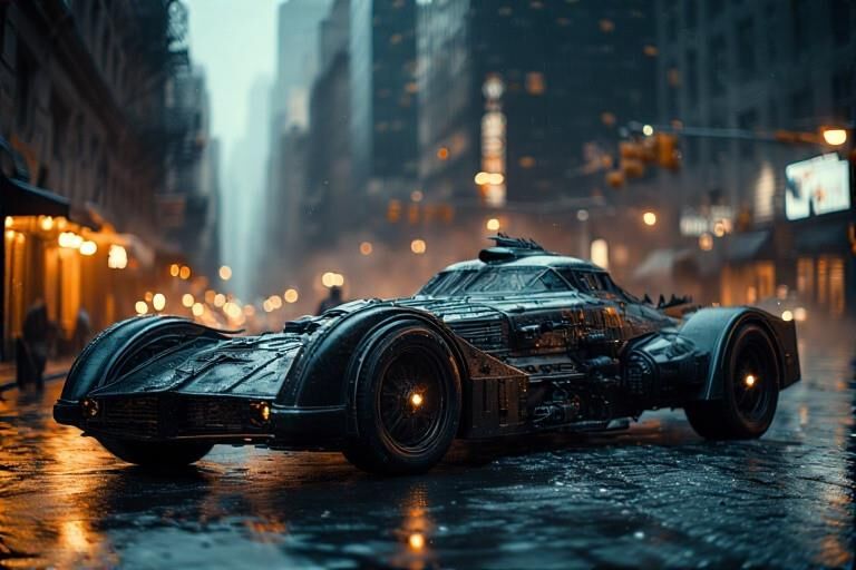 Modified Batmobiles in Different Makes and Models