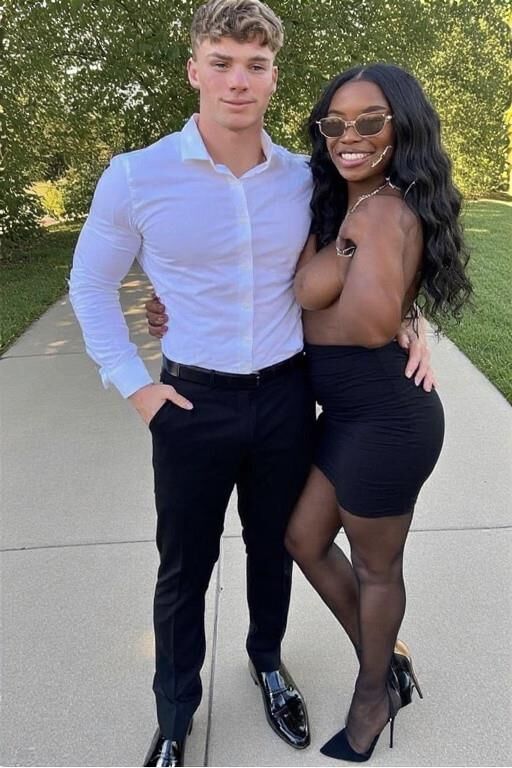 Black girl, white guy