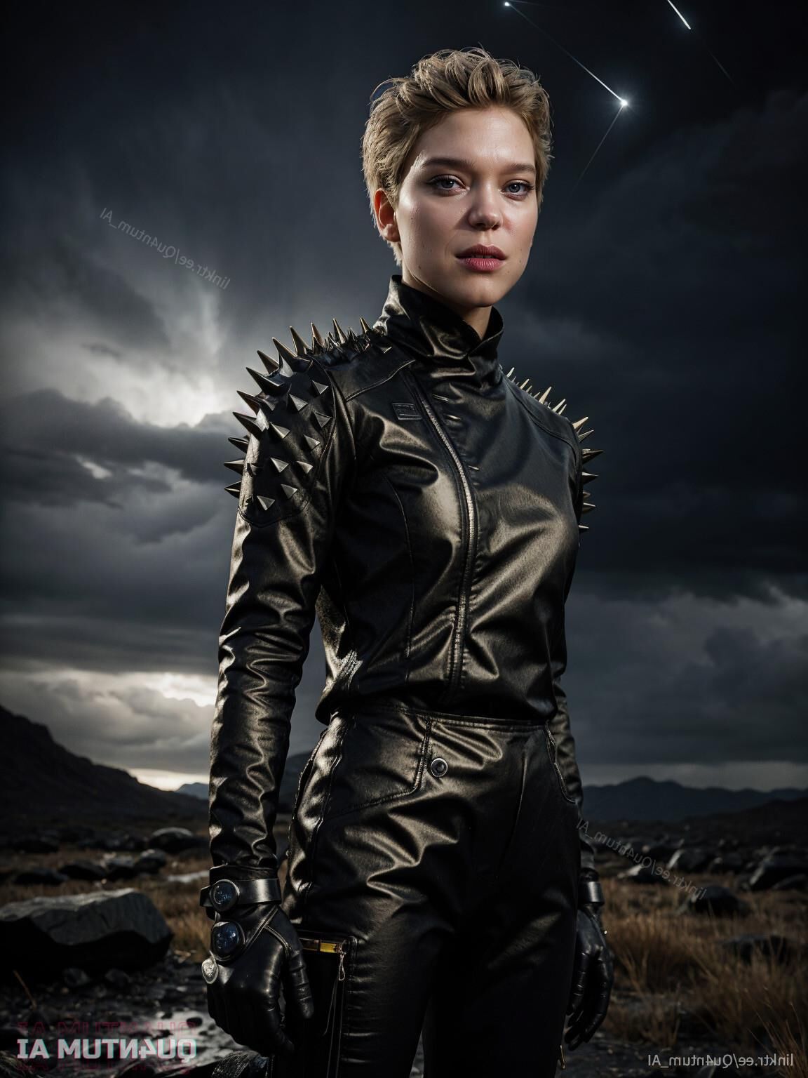 AI Lea Seydoux # French Actress Death Stranding Fragile cosplay 
