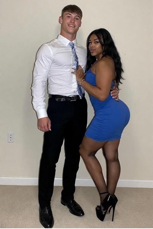Black girl, white guy