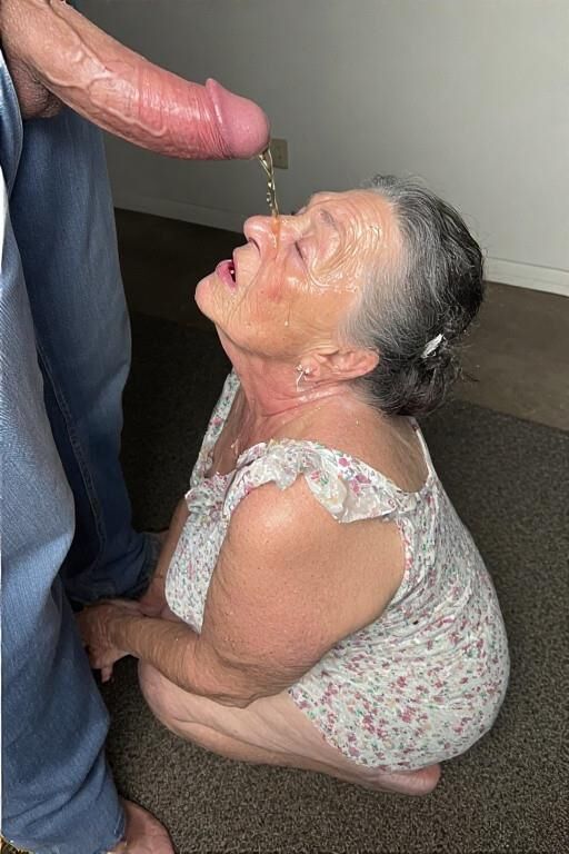 Granny Gets Pissed On