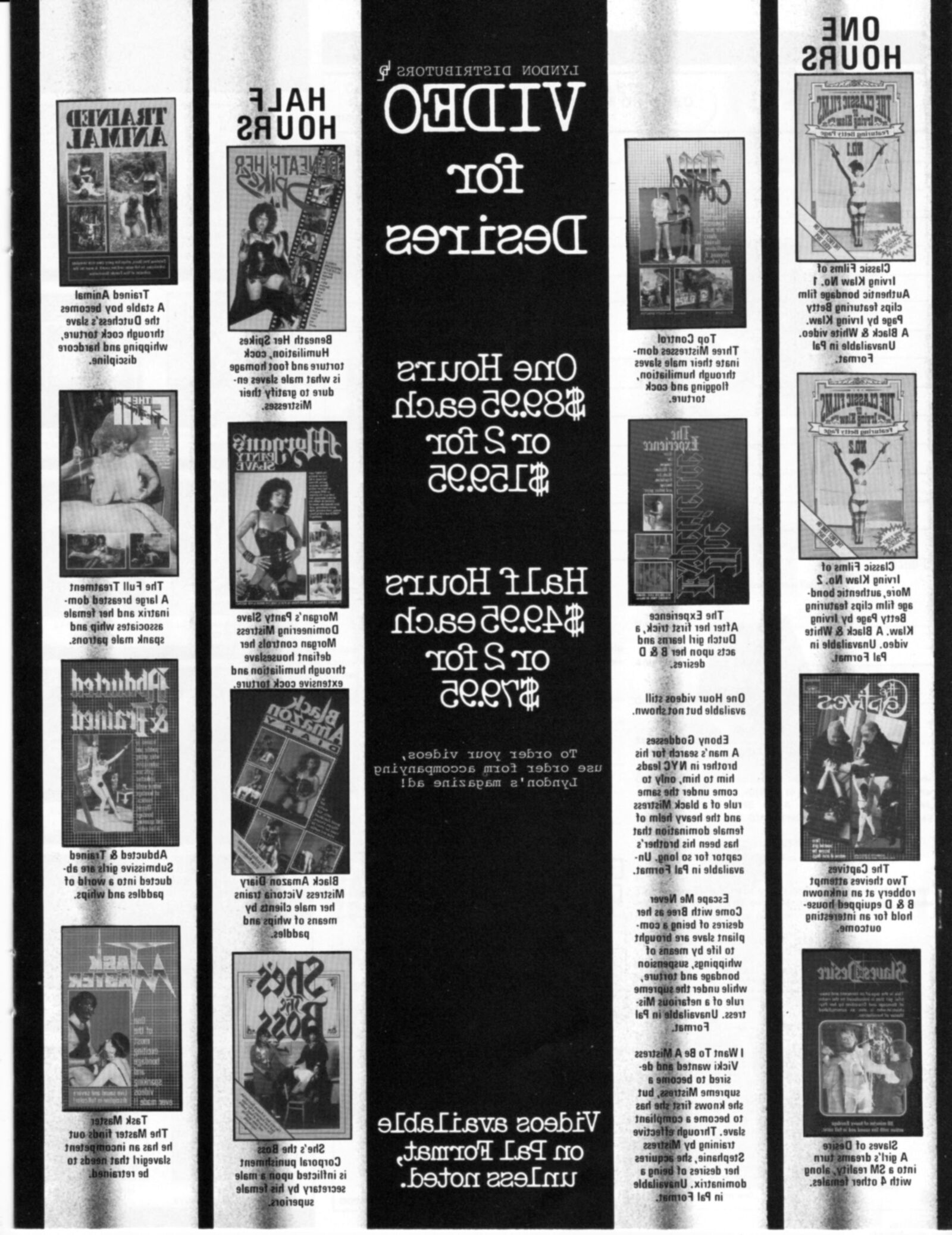 Vintage Bondage Magazine Ein John Willie -Portfolio