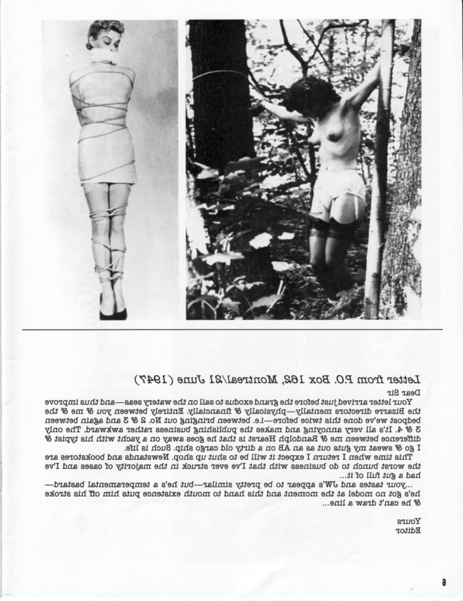 Vintage Bondage Magazine Ein John Willie -Portfolio