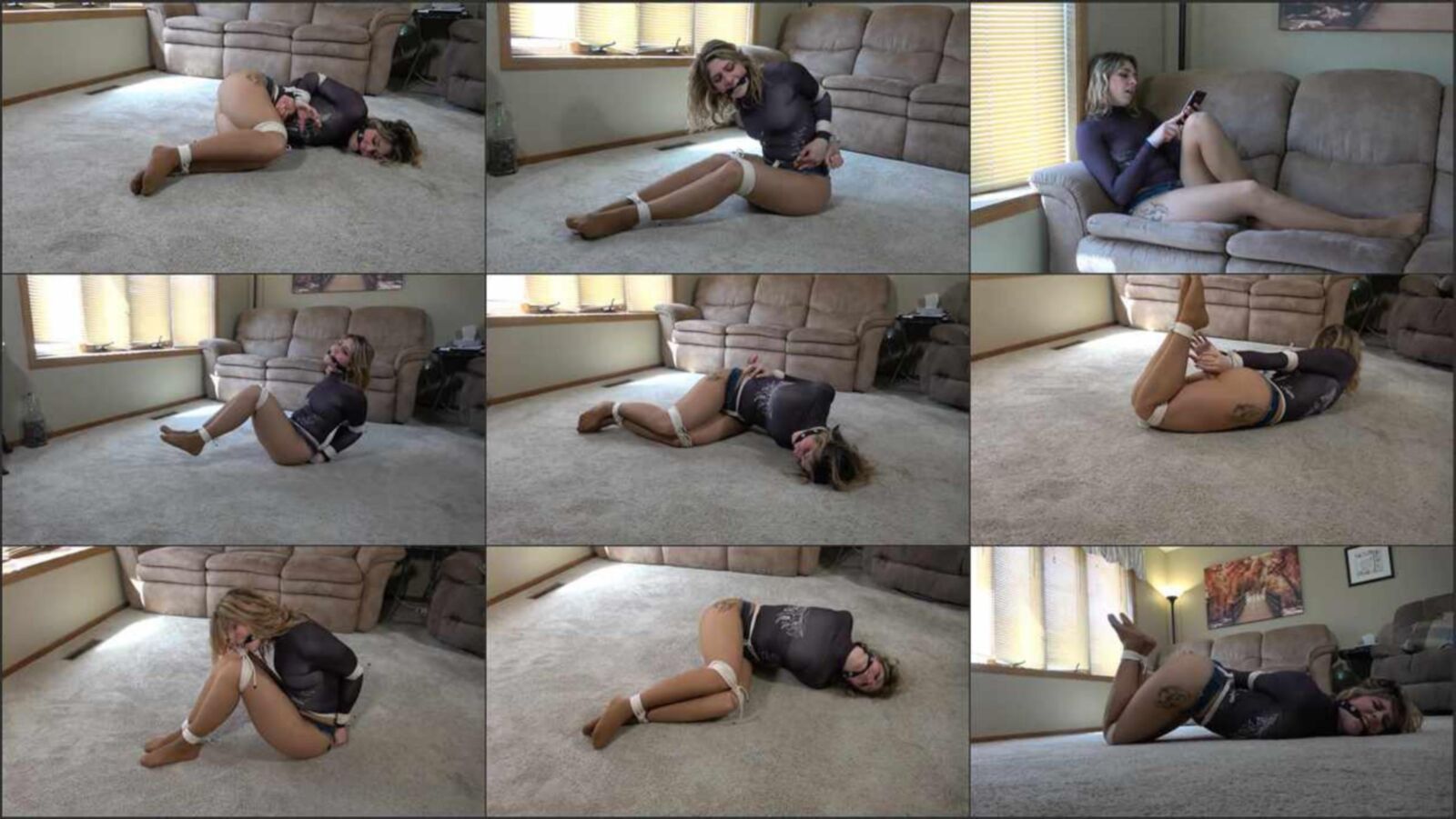 Nicolette Brandy Bondage -Modell