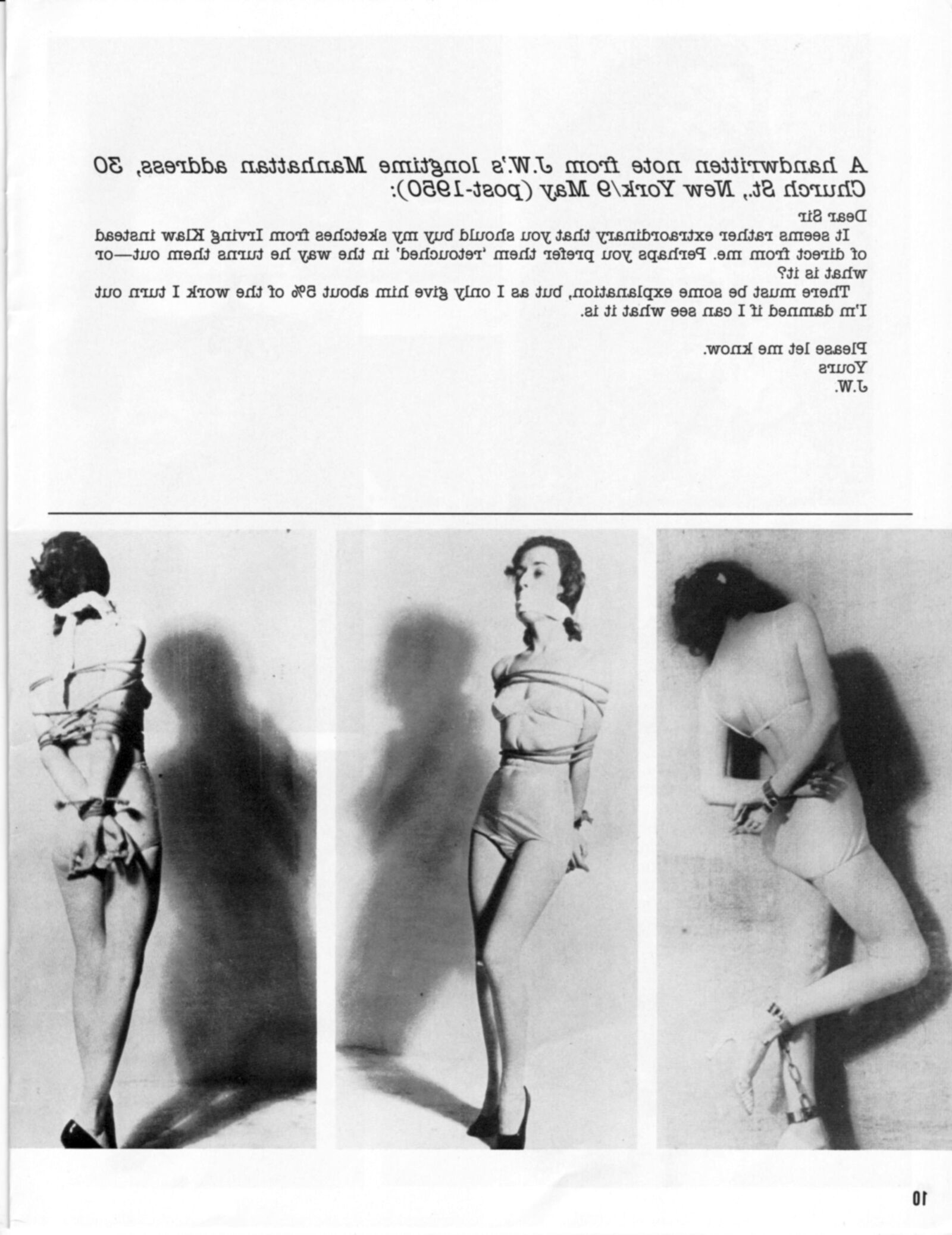 Vintage Bondage Magazine Ein John Willie -Portfolio