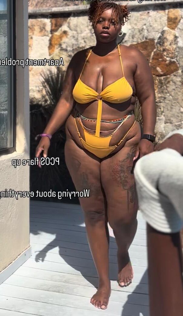 BBW йога цыпочка