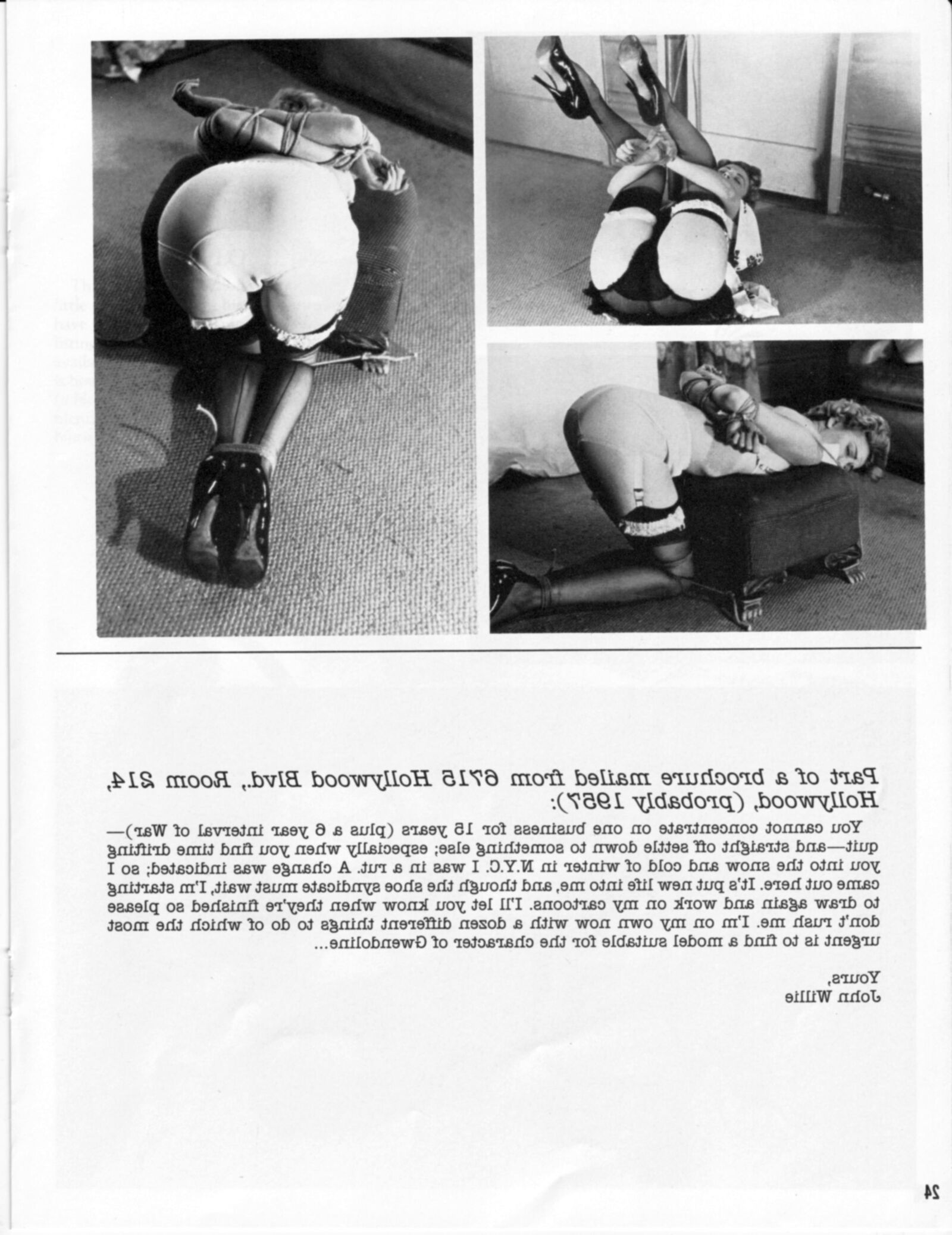 Vintage Bondage Magazine Ein John Willie -Portfolio
