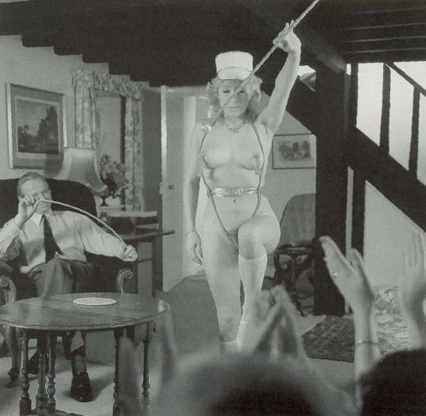 Retro Spanking Blushes picture set Serena majorette