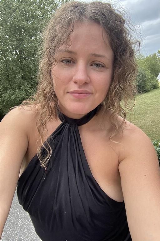 Women in Halter Neck Dresses