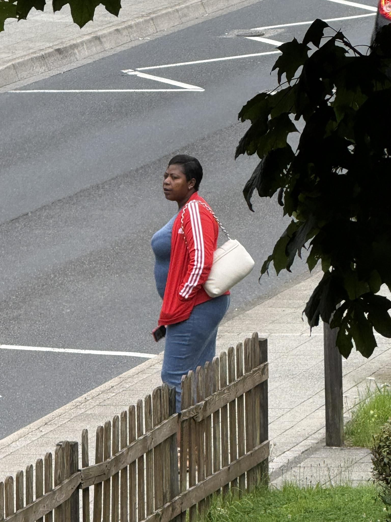Candid Shots of a big ebony milf