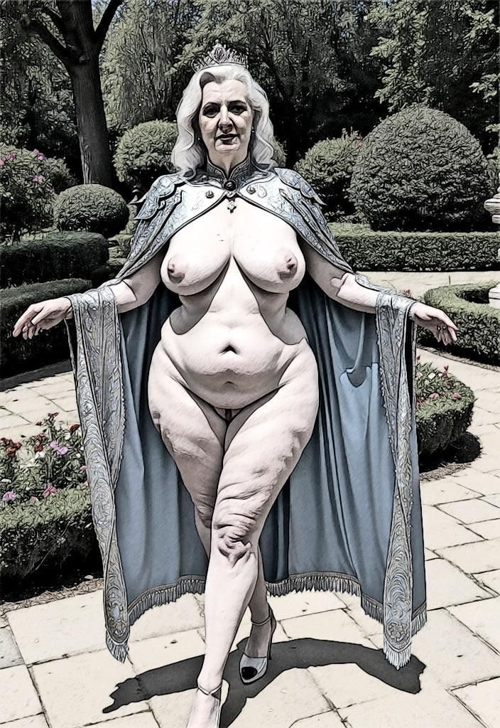 Curvy Mature Sketch 