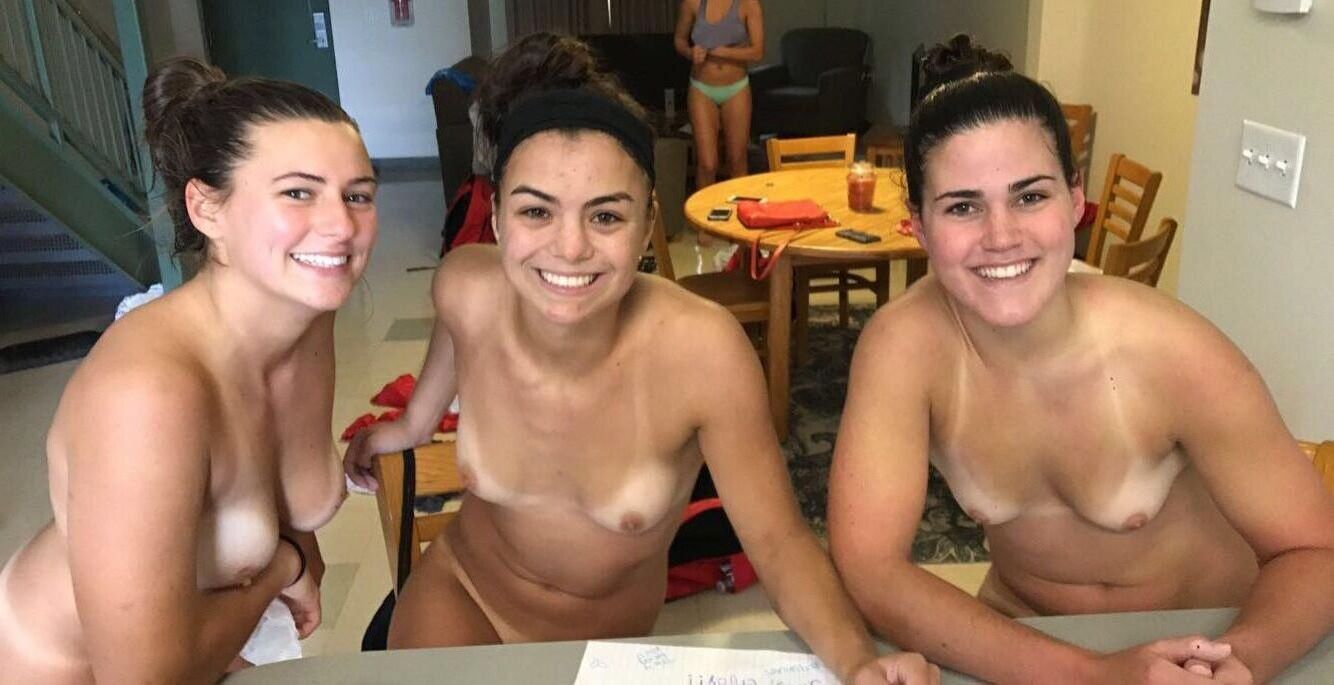 Jessica and her friends thought no one will see them naked.